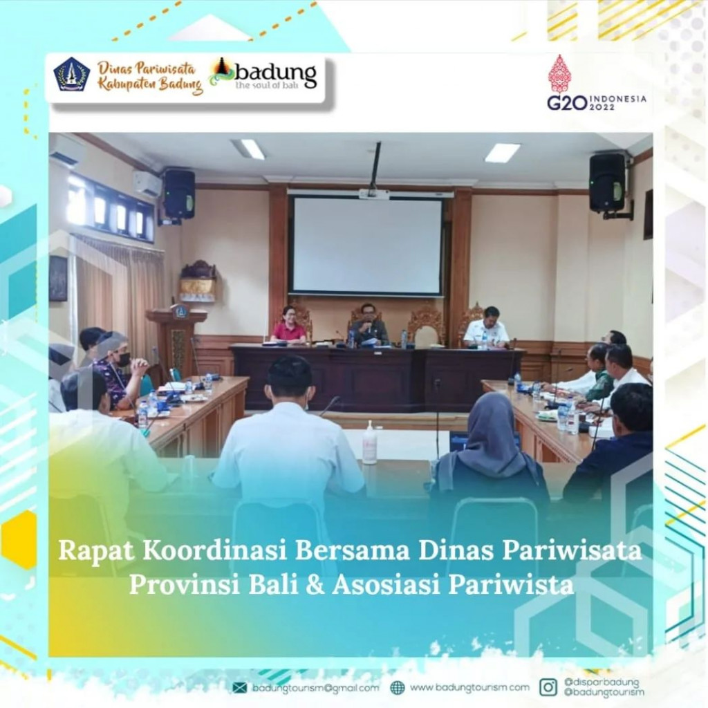 Rapat Koordinasi Bersama Dinas Pariwisata Provinsi Bali dan Asosiasi Pariwisata