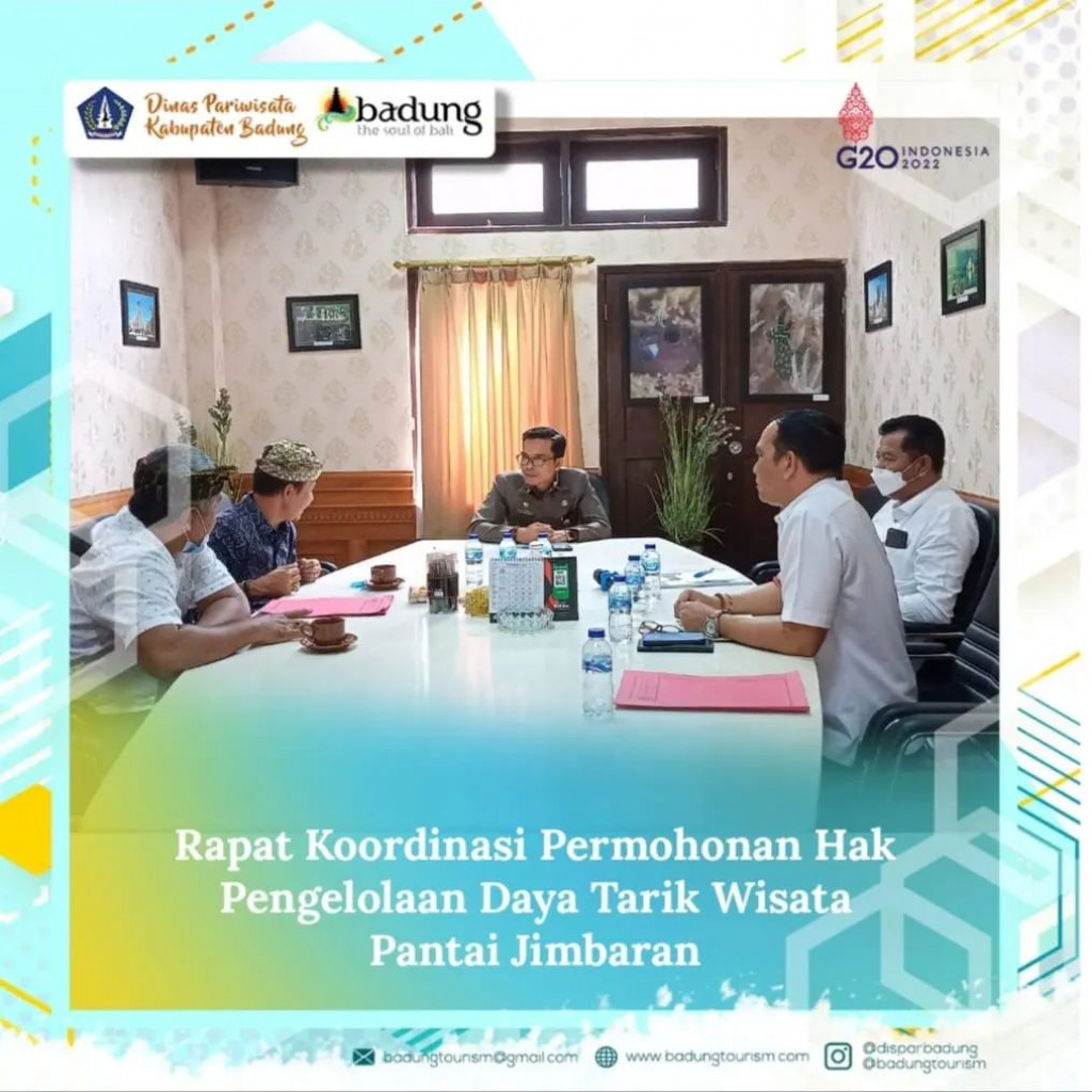 Rapat Koordinasi Permohonan Hak Pengelolaan Daya Tarik Wisata Pantai Jimbaran