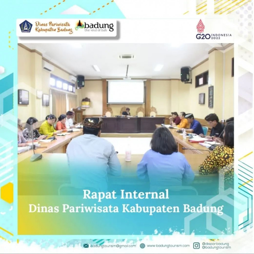 Rapat Internal Dinas Pariwisata Kabupaten Badung