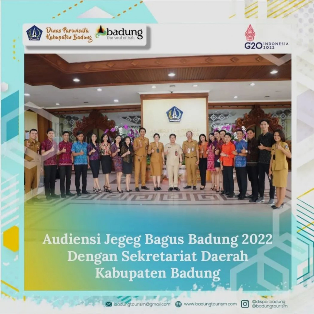 Audiensi Jegeg Bagus Badung 2022 Dengan Sekretariat Daerah Kabupaten Badung