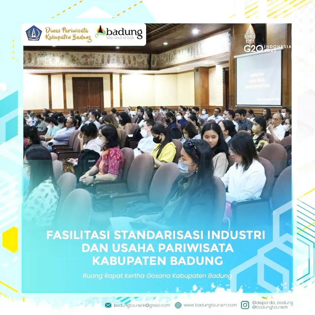 Sosialisasi Fasilitasi Standarisasi Industri dan Usaha Pariwisata Kabupaten Badung