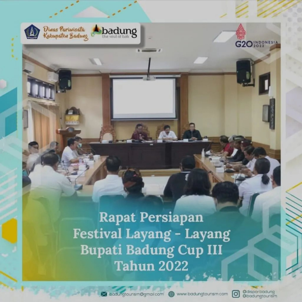 Rapat Persiapan Festival Layang-layang Bupati Badung Cup III Tahun 2022