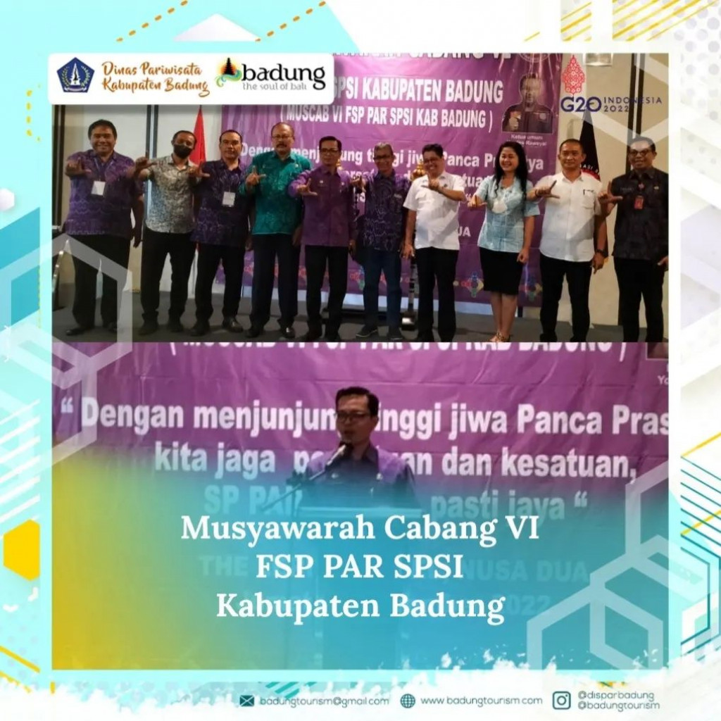 Musyawarah Cabang VI Federasi Serikat Pekerja Pariwisata - SPSI Kabupaten Badung
