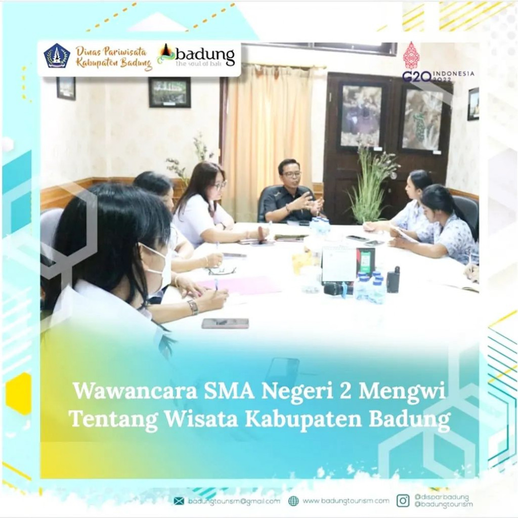Wawancara SMA Negeri 2 Mengwi  Tentang Wisata Kabupaten Badung