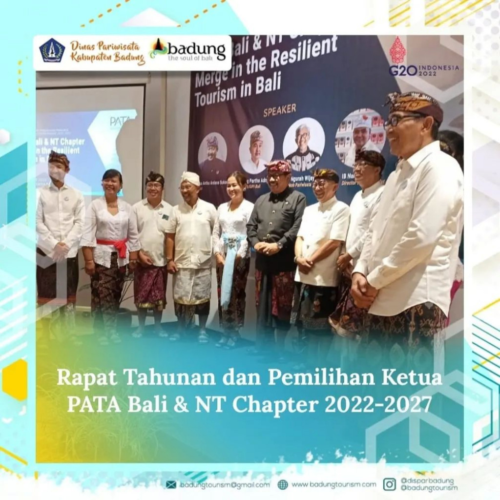 Rapat Tahunan dan Pemilihan Ketua PATA Bali dan NT Chapter 2022 - 2027