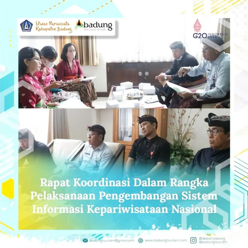 Rapat Koordinasi Dalam Rangka Pelaksanaan Pengembangan Sistem Informasi Kepariwisataan Nasional