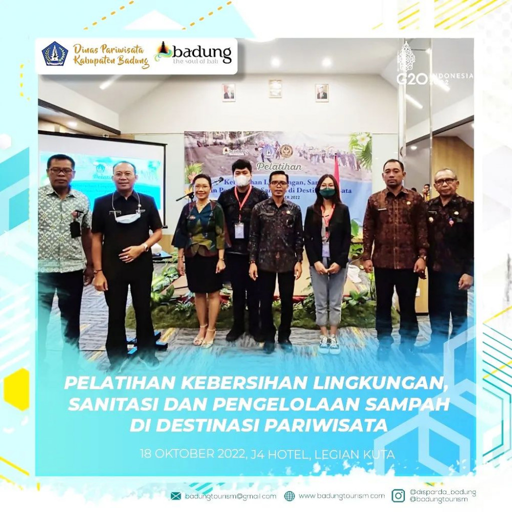 Pelatihan Kebersihan Lingkungan, Sanitasi dan Pengelolaan Sampah di Destinasi pariWisata