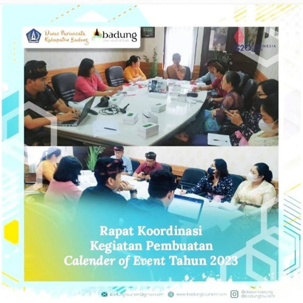 Rapat Koordinasi Penyusunan Calender of Event Kabupaten Badung Tahun 2023