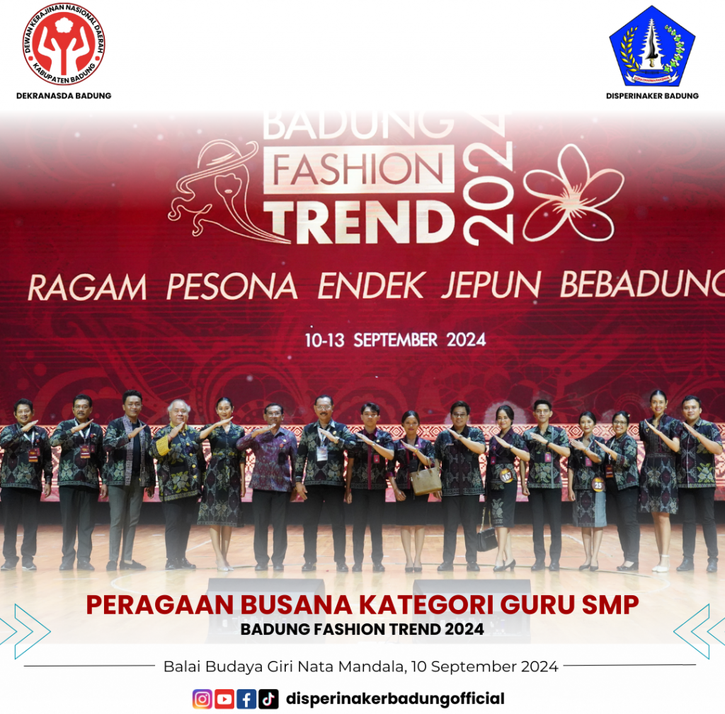 Peragaan Busana Kategori Guru SMP Badung Fashion Trend 2024