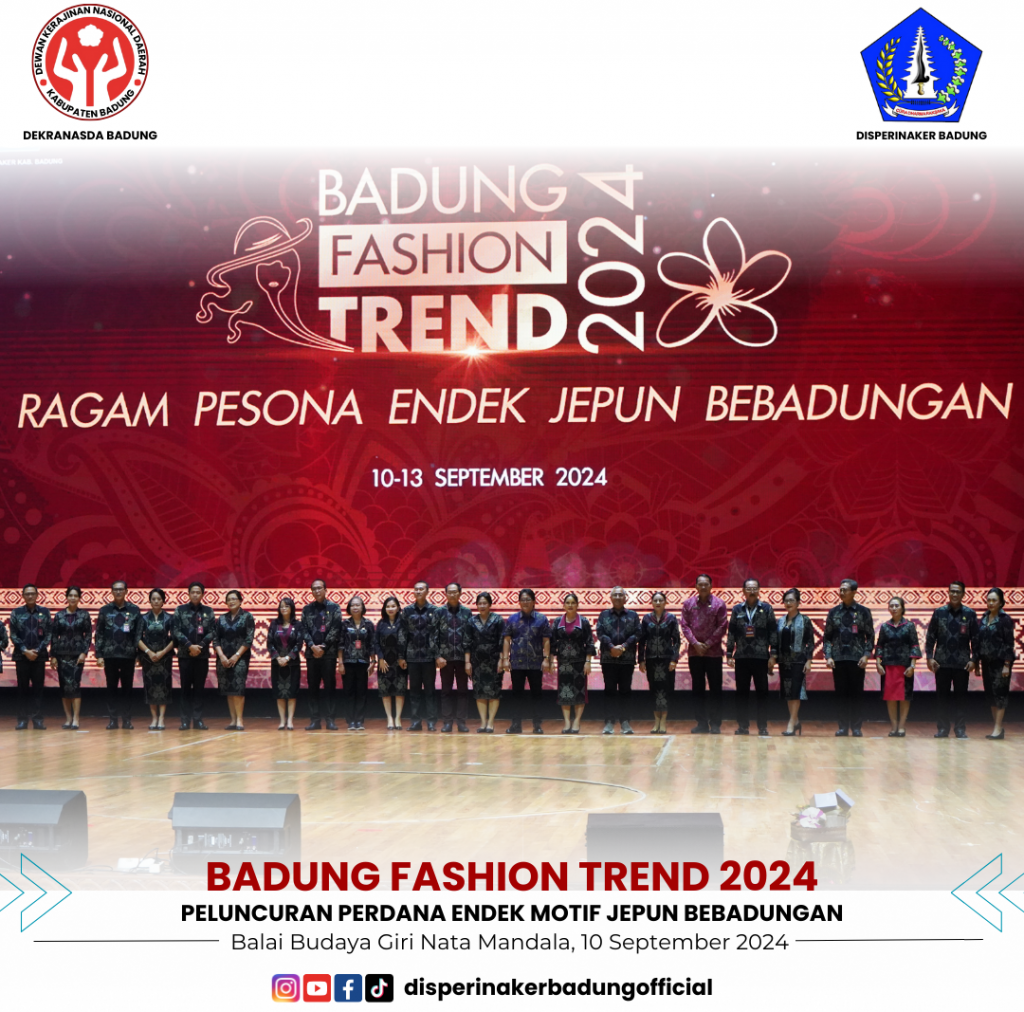 Peluncuran perdana Endek Motip Jepun Bebadungan dan pembukaan Badung Fashion Trend 2024