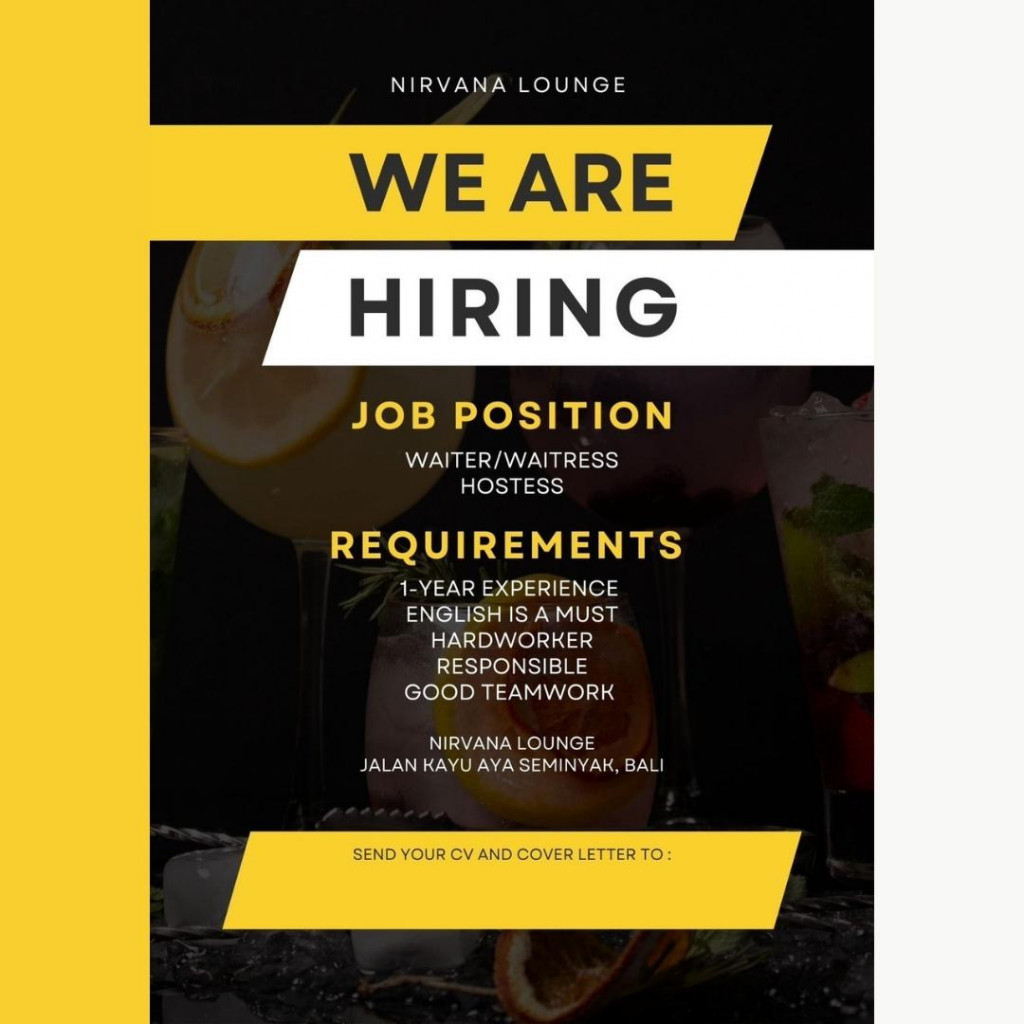 Lowongan kerja Nirvana Lounge