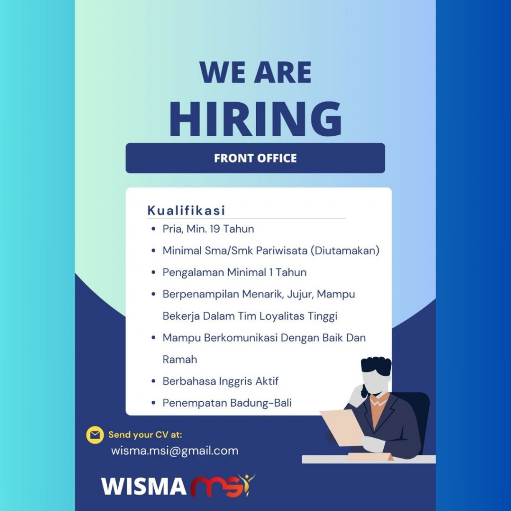 Lowongan Kerja Wisma MSI