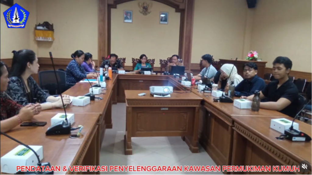 Rapat Persiapan Pendataan dan Verifikasi Penyelenggaraan Kawasan Permukiman Kumuh di Kelurahan Jimbaran