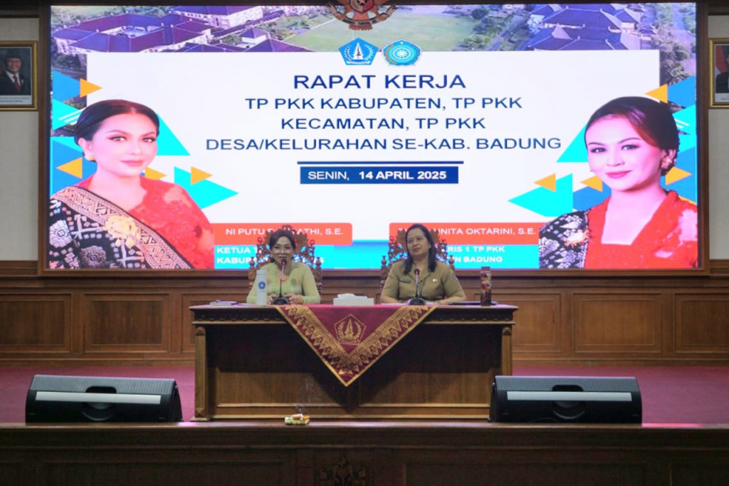Rapat Koordinasi bersama jajaran TP. PKK Kecamatan serta TP. PKK Desa/Kelurahan se-Kabupaten Badung