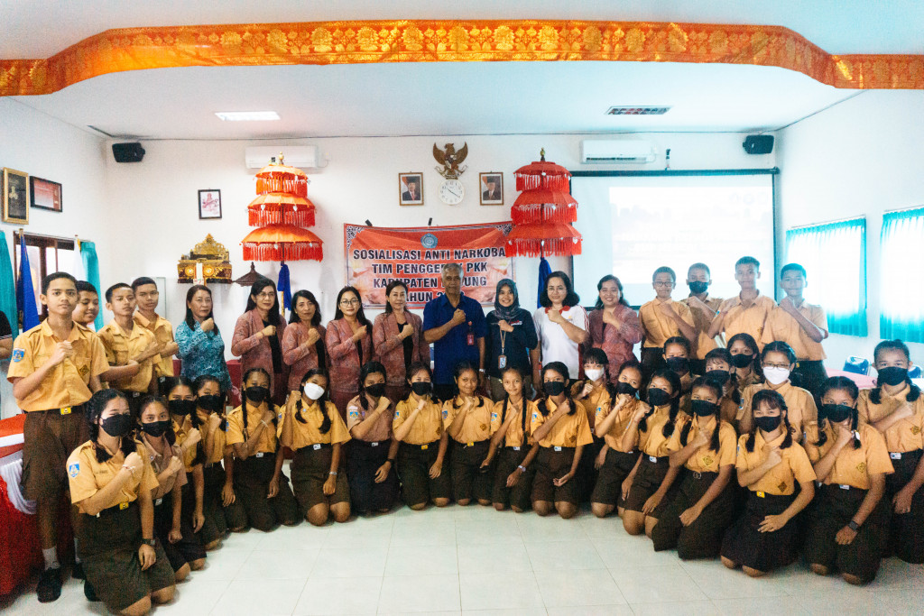 Sosialisasi Anti Narkoba Di SMP Negeri 1 Mengwi Kabupaten Badung