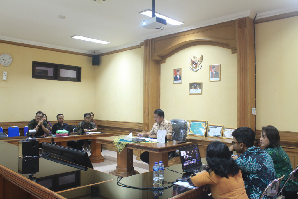 Rapat Koordinasi Penegasan Pelaksanaan APBDes Tahun 2024 oleh Dinas PMD Kabupaten Badung