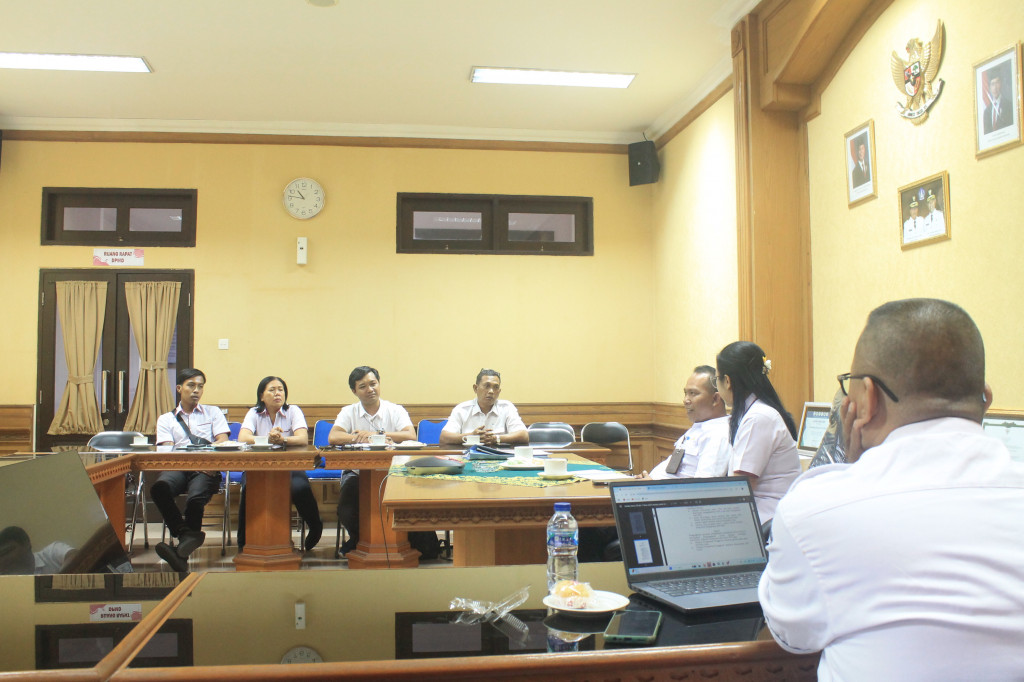 Rapat Koordinasi Dinas PMD Kabupaten Gianyar dengan Dinas PMD Kabupaten Badung