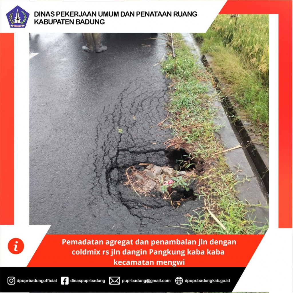 Pemadatan agregat dan penambalan jln dengan coldmix