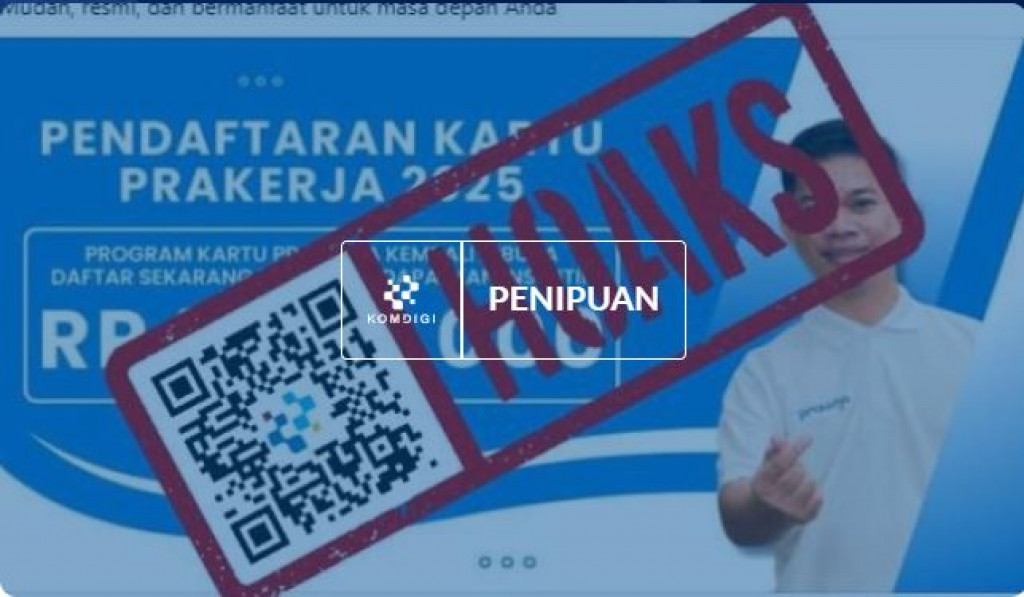 [HOAKS] Tautan Pendaftaran Kartu Prakerja 2025 dan Insentif Rp4,2 Juta