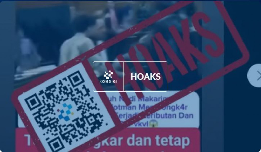 [HOAKS] Video Keributan saat Sidang Nadiem Makarim