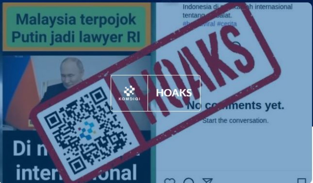 [HOAKS] Vladimir Putin Membela Indonesia dalam Sengketa Ambalat