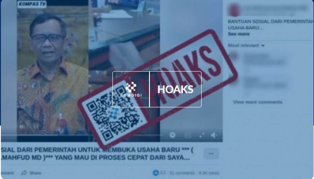 [HOAKS] Mahfud MD Bagi-Bagi Tunjangan Jutaan Rupiah