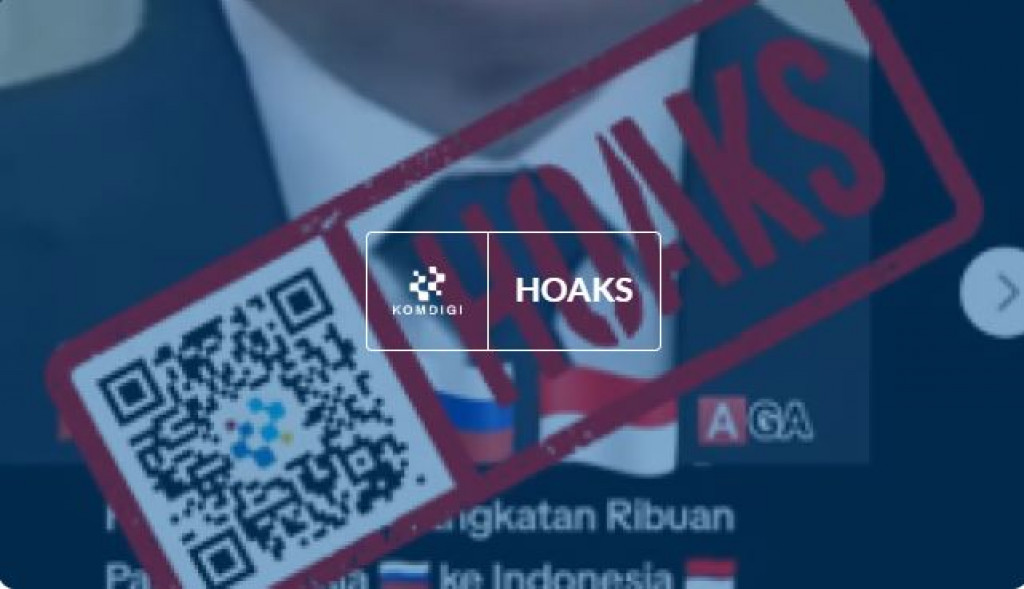 [HOAKS] Video Presiden Rusia Vladimir Putin Melepas Pasukan ke Indonesia