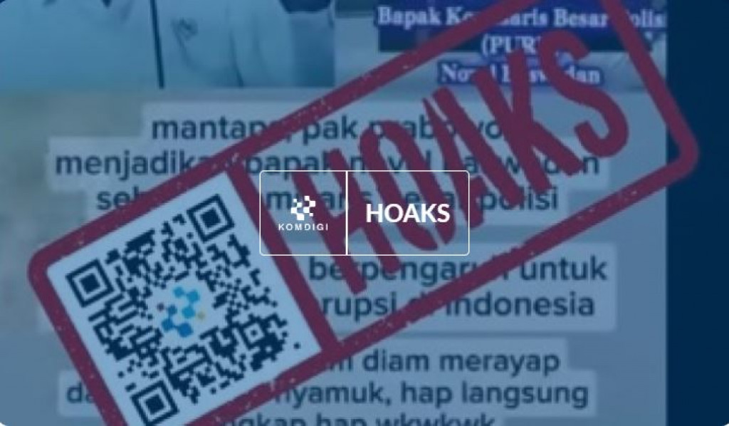 [HOAKS] Presiden Prabowo Tunjuk Novel Baswedan Jadi Komisaris Besar Polisi