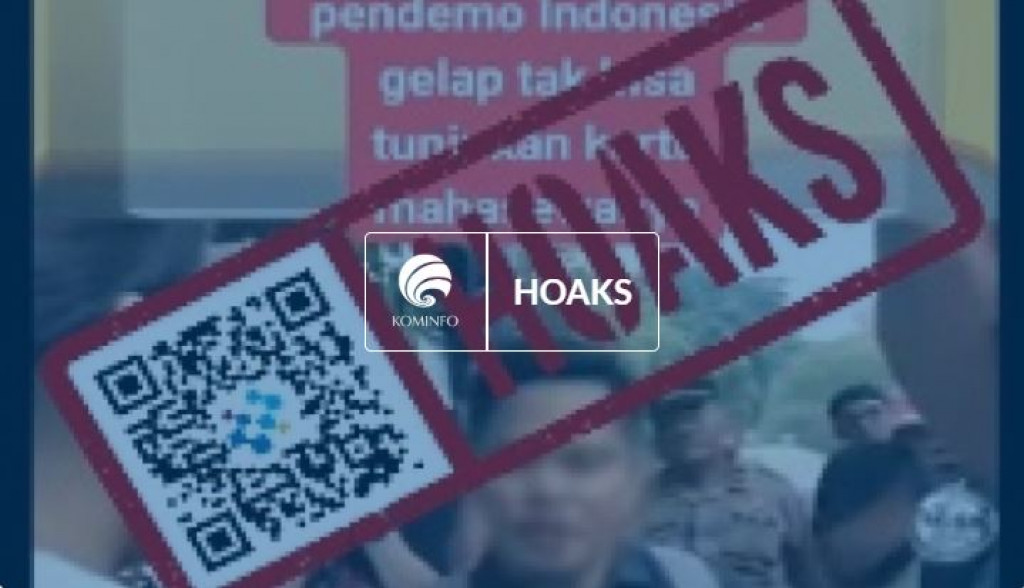 [HOAKS] Mahasiswa di Aksi Indonesia Gelap Tidak Bisa Tunjukkan Kartu Identitas