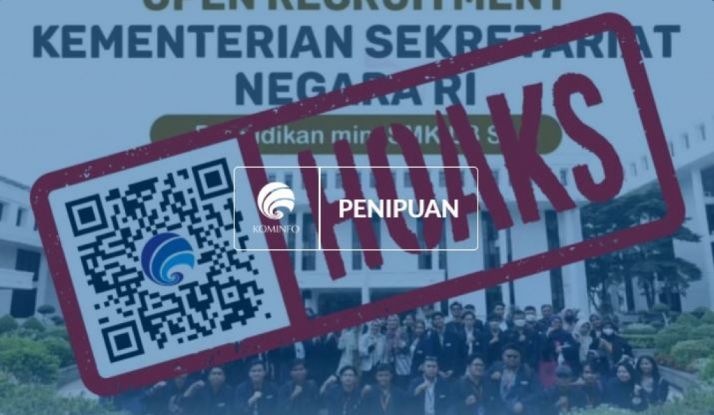 [HOAKS] Lowongan Kerja di Kementerian Sekretariat Negara