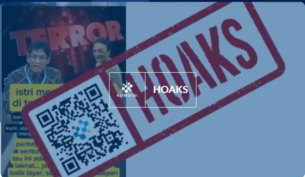 [HOAKS] Istri Menkeu Purbaya Diteror Paket Berisi Darah Segar