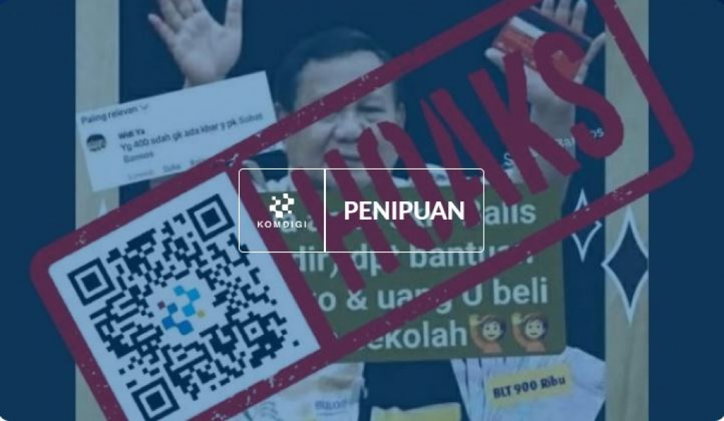 [HOAKS] Presiden Prabowo Bagikan Bantuan untuk Pelajar