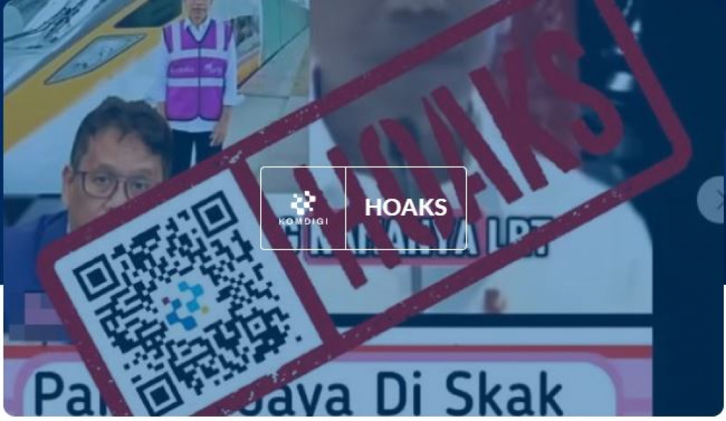 [HOAKS] Jokowi Marah Terhadap Purbaya yang Tolak Tanggung Kerugian Kereta Cepat