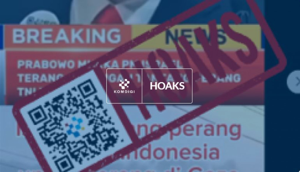 [HOAKS] Netanyahu Tantang Indonesia Berperang di Gaza