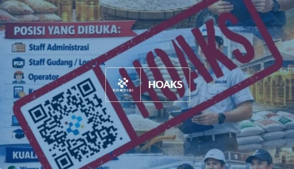 [HOAKS] Lowongan Kerja BUMN di Perum Bulog