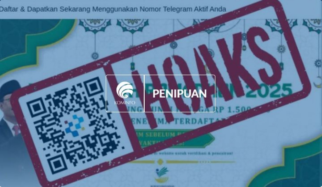 [HOAKS] Bantuan Sosial dari Pemerintah Sebesar Rp1,5 Juta pada Ramadan 2025