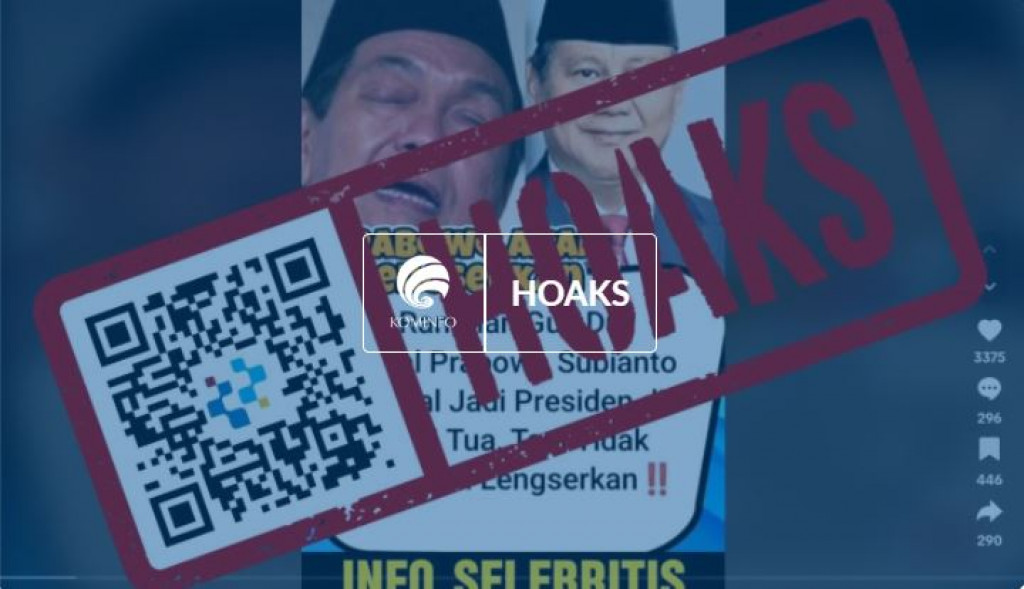 [HOAKS] Gus Dur Ramalkan Presiden Prabowo akan Dilengserkan Tak Lama setelah Jadi Presiden