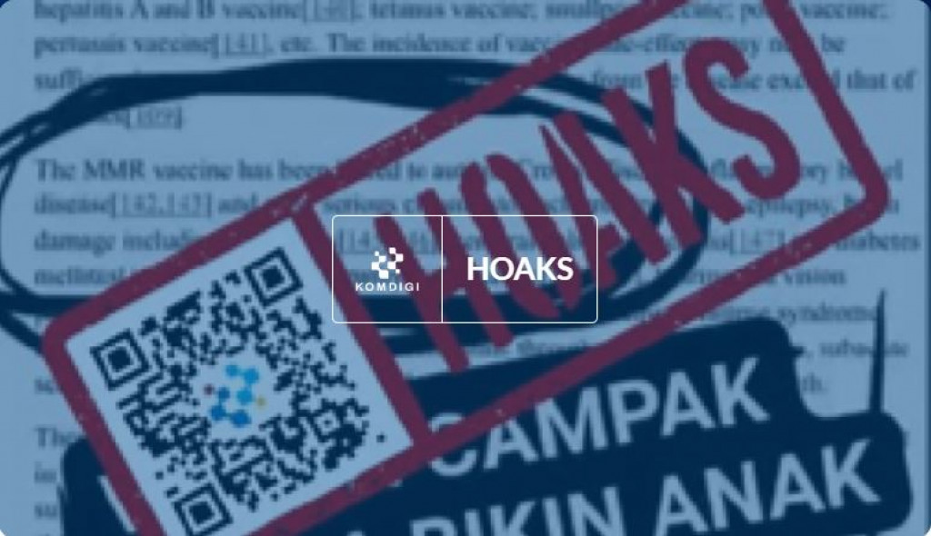 [HOAKS] Vaksin MMR Sebabkan Autisme pada Anak