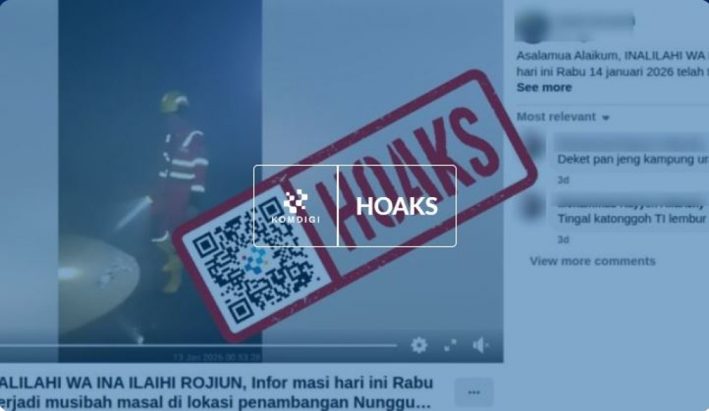 [HOAKS] Ledakan di Tambang PT Antam Tewaskan 700 Orang