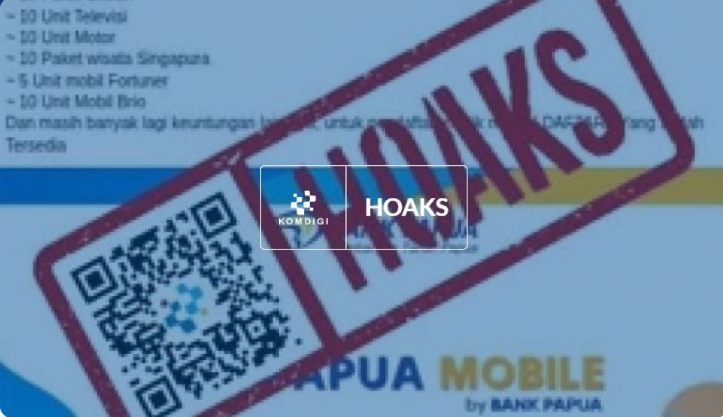 [HOAKS] Undian Berhadiah Bank Papua 2026