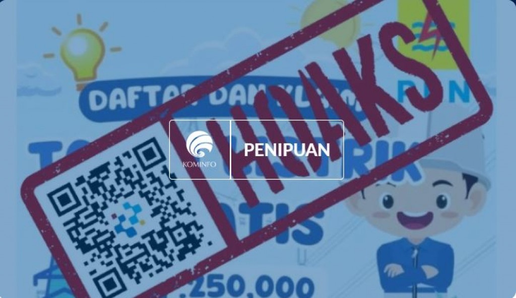 [HOAKS] PLN Membagikan Token Listrik Gratis Senilai Rp250.000