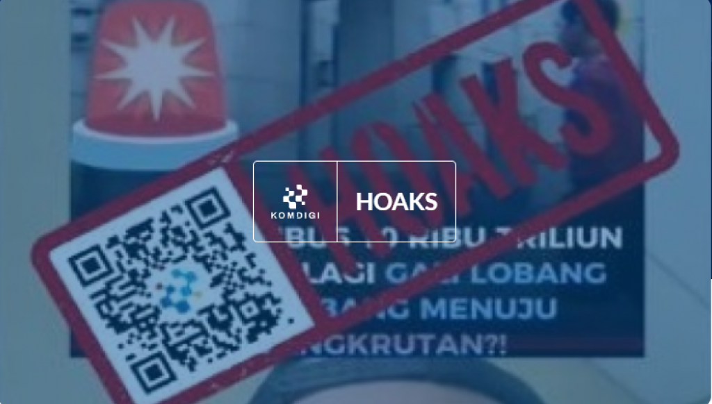 [HOAKS] Utang Indonesia Tembus Rp10.000 Triliun, Rakyat Dipaksa Bantu Lunasi Lewat Pajak