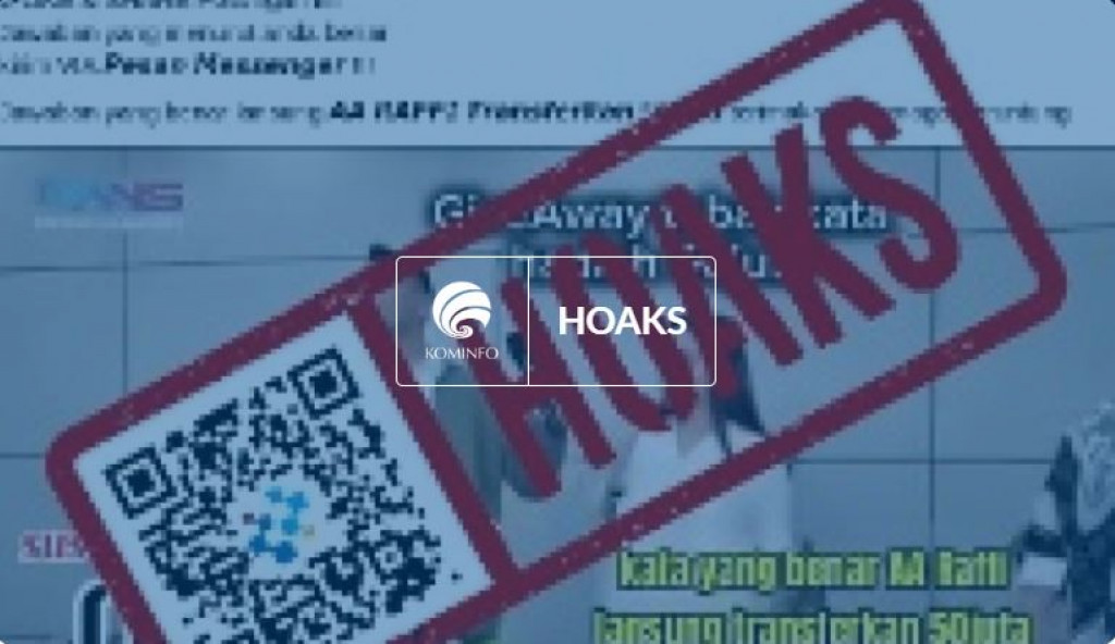 [HOAKS] Kuis Tebak Kata Berhadiah Rp50 Juta dari RANS Entertainment