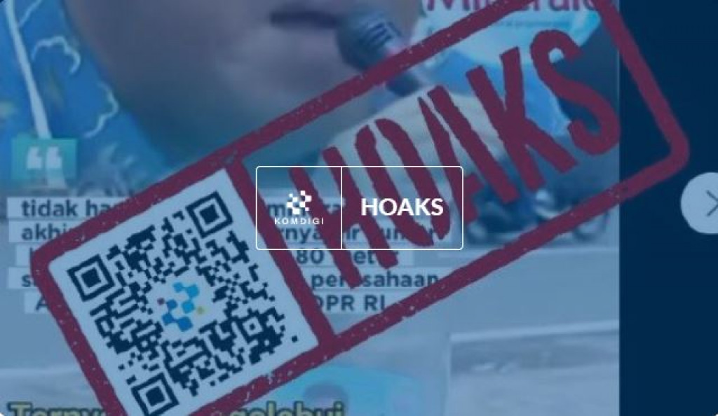 [HOAKS] Sumber Mata Air Produk Le Minerale Berasal dari Air Tanah Bukan dari Pegunungan