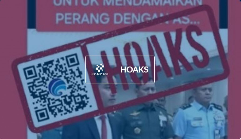 [HOAKS] Wakil Presiden Gibran Siap Damaikan Iran dengan Amerika Serikat-Israel