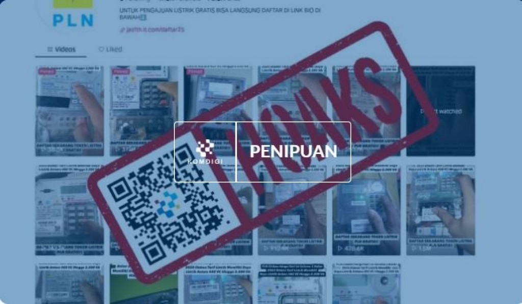 [HOAKS] PLN Tawarkan Listrik Gratis Lewat Akun TikTok