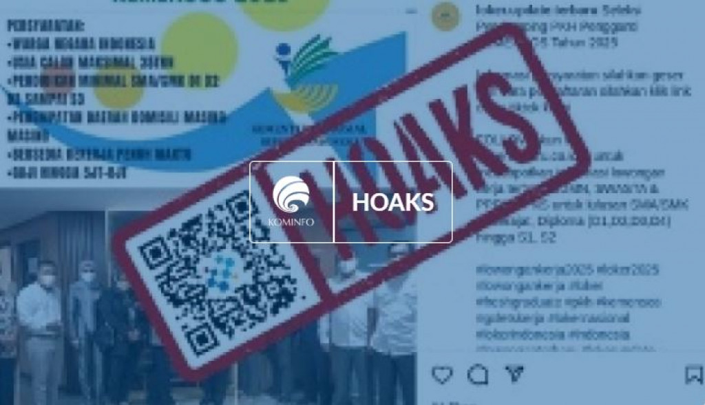 [HOAKS] Pendaftaran Pendamping PKH Pengganti Kemensos Tahun 2025