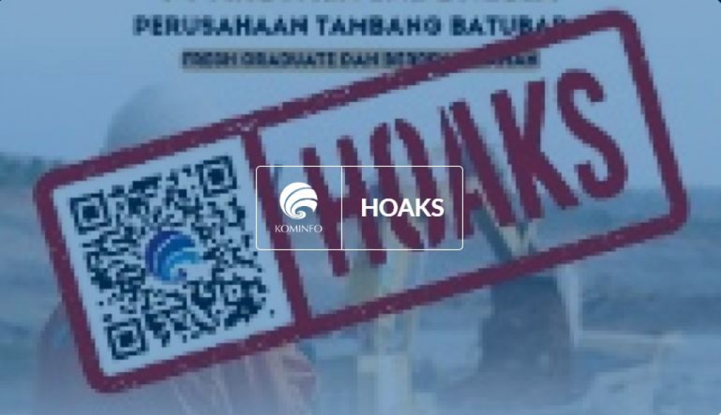 [HOAKS] Informasi Loker PT Arutmin Indonesia dengan Gaji Puluhan Juta Rupiah