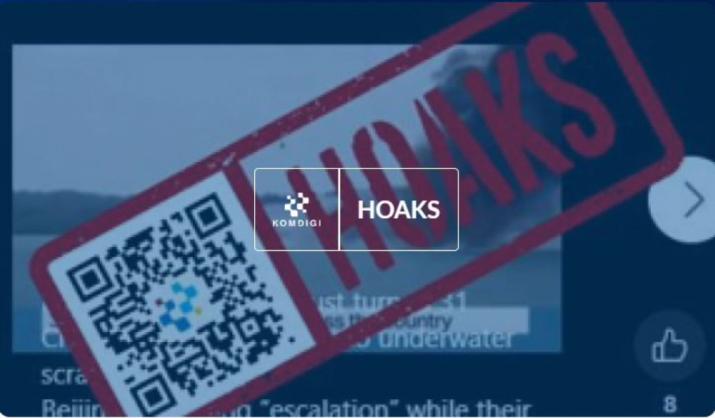 [HOAKS] Video Indonesia Tenggelamkan 31 Kapal Cina di Natuna