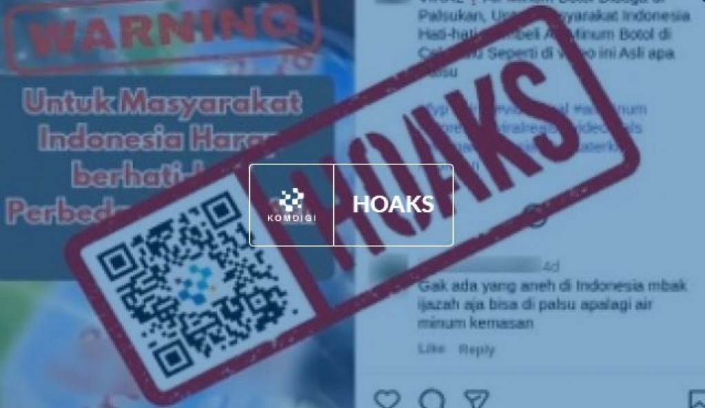 [HOAKS] Botol Le Minerale Palsu